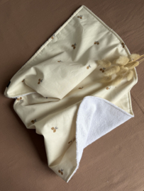 Deken teddy & katoen print