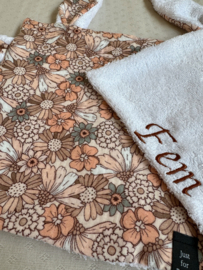 Knuffeldoekje flower field & bamboo/fleece