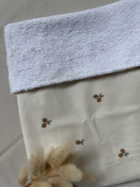 Deken teddy & katoen print