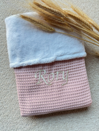 Deken wellness fleece & wafel