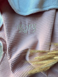 Deken wellness fleece & wafel