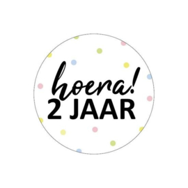 Hoera 2 jaar! (5 st.)