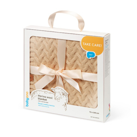 Merino wollen babydeken