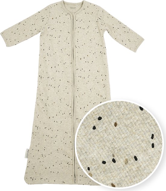 Meyco slaapzak mini Rib Spot Sand Melange 70 cm