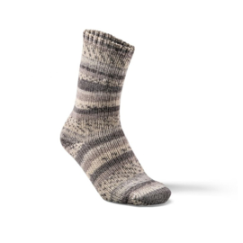 Bontgekleurde schapenwollen sokken grijs