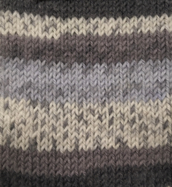 Bontgekleurde schapenwollen sokken grijs