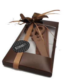Chocolade schaar en kam
