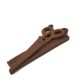 Chocolade schaar en kam