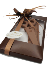Chocolade schaar en kam