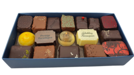 Geschenkdoos 350gr gemengd- Prettige Feestdagen
