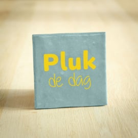 Cadeau tegeltje • pluk de dag •