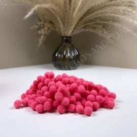 100 Pomponnetjes • 6mm • Roze