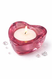 Waxinelichthouder hartje