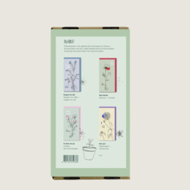 Cadeaubox wenskaarten met zaden 'Troost'