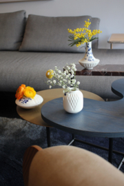 Blauw vouwvaas 9 cm