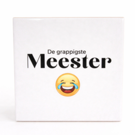Tegeltje voor de meester