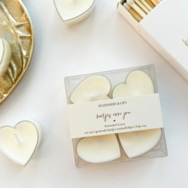 Brievenbus cadeau relax pakket | thee, kaarsjes en chocolade