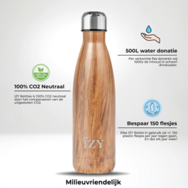 Izy Bottles  Bruin - 500ML