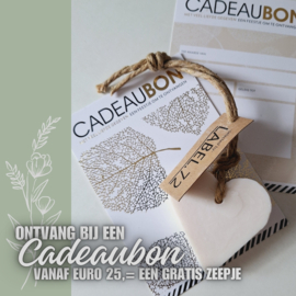 Cadeaubon 25 Euro