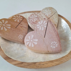 Kaartjes houder speksteen.