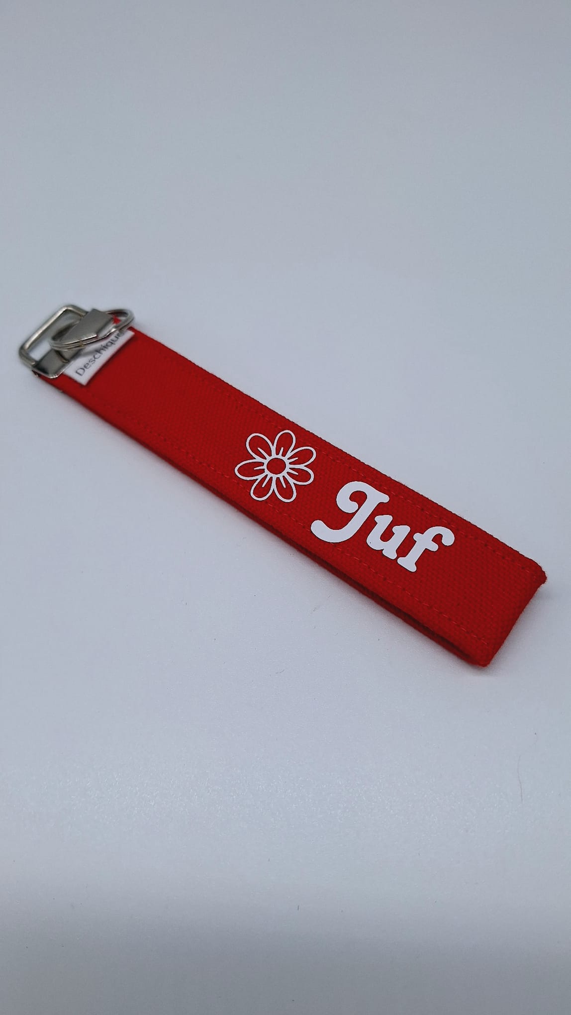 Juf sleutelhanger
