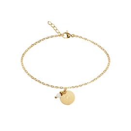 Armband ‘Make a wish’ met maansteentje