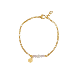 Armband met vlindertjes goud of zilver