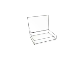Glazen opberg box | groot