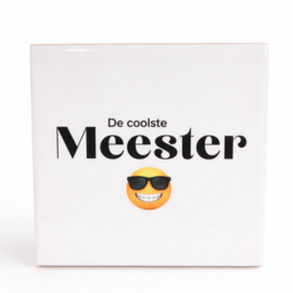 Tegeltje voor de meester