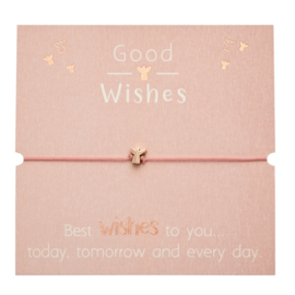 Armband "Good Wishes" rosé gold