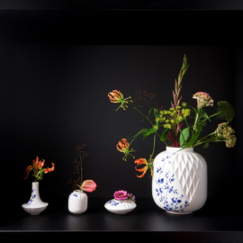 Blauw vouwvaas 9 cm