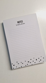 Noteblokje | So much to write down