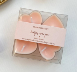 Waxine hartjes
