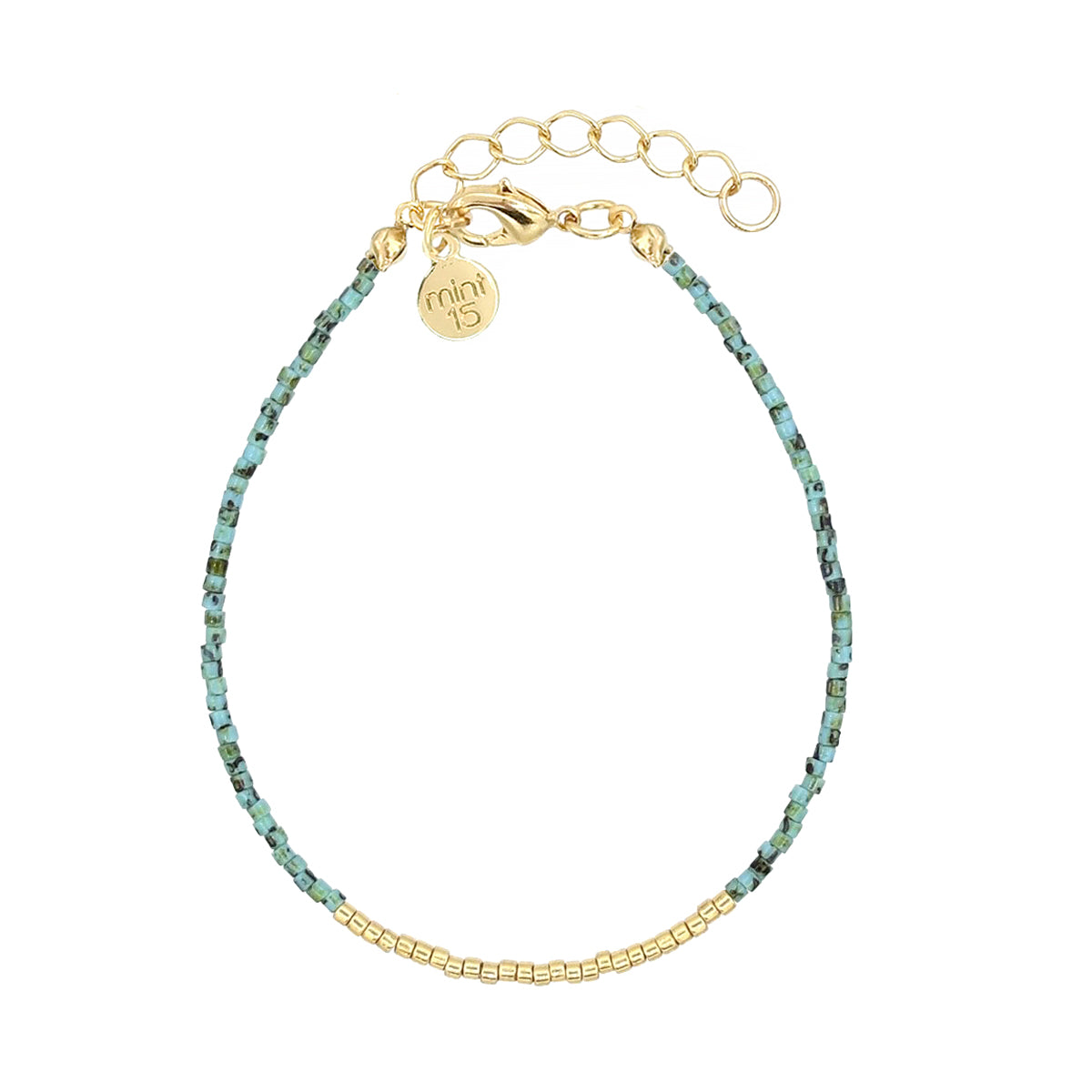 Mint15 Simply Chique armband in turkoois steen