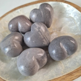 Mini hartje Grijs