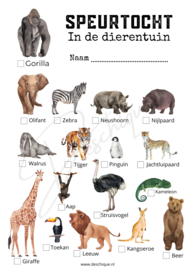 Speurtocht Dierentuin