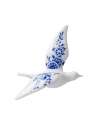 Delfts blauw wandvogel | zwevend