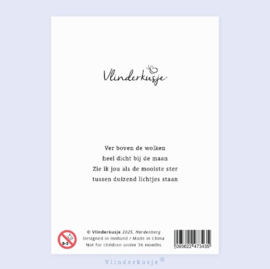 Pin op kaartje "mooiste ster"