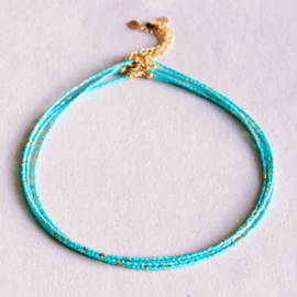 Kralen ketting munt