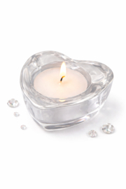 Waxinelichthouder hartje