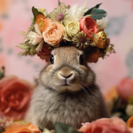Wandtegel Bunny