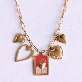 Charme ketting "love"