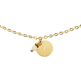 Armband ‘Make a wish’ met maansteentje