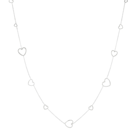 Sweethearts Steel Silver Necklace