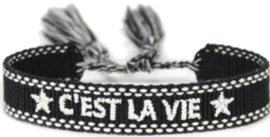 C"est La Vie Armband zwart