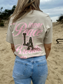 L.A  Inner Peace T-shirt Sand