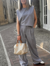 TWEEDELIGE SET MIA BLAUW/GRIJS