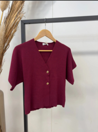 Top Nina Burgundy
