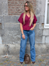 Top Nina Burgundy