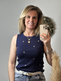 DANI HARTJES TANK-TOP NAVY